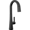 Delta 9991T-BL-DST Monrovia Bar Prep Pulldown With Touch Matte Black