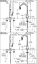 Delta 9991T-CZ-PR-DST Monrovia Bar Prep Pulldown With Touch Champagne Bronze
