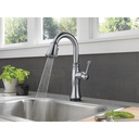Delta 9997T-AR-PR-DST Cassidy Touch2O Pull-Down Bar/Prep Faucet 1L 