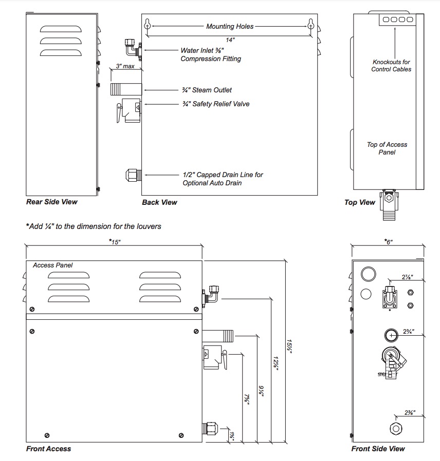 Delta EP103323 Steam Generator 4Kw 240V