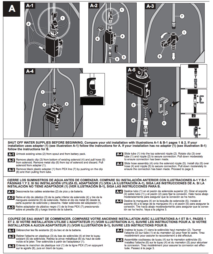 Delta EP74853 Solenoid Assembly For Widespread Waterfall 