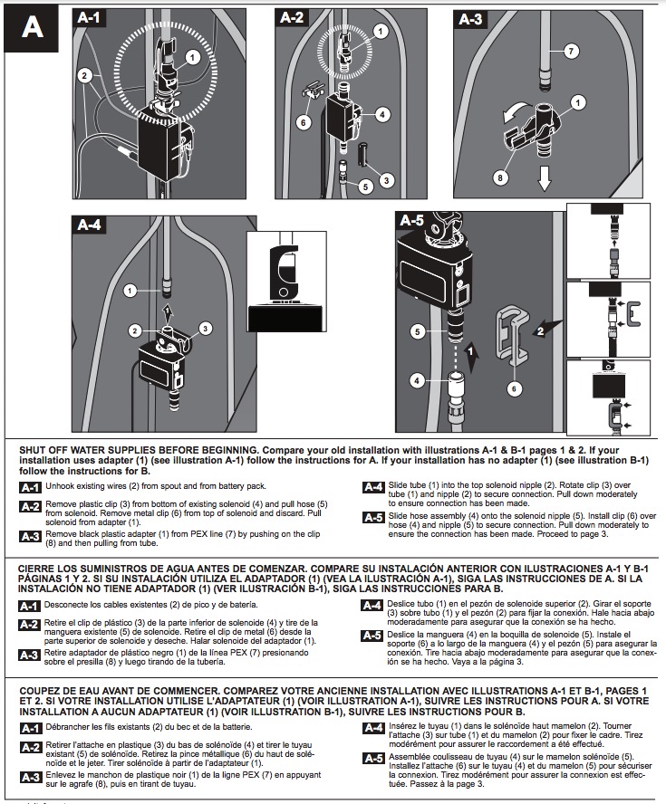 Delta EP74855XX Solenoid Assembly For 90 Degree Integrated Pull-Down 
