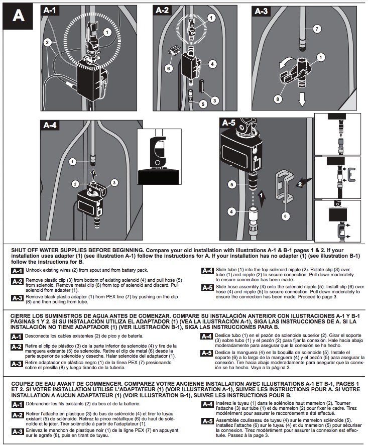 Delta EP74856 Solenoid Assembly For Pull-Out 