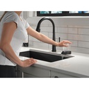 Delta GR250-BL Metal Glass Rinser Matte Black
