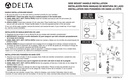 Delta H240 Lockwood Sm Lockwood Hdles W/Screws-Cr 