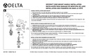 Delta H251 Dryden Bidet Handle Kit