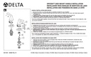 Delta H251PN Dryden Bidet Handle Kit