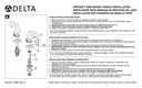 Delta H251RB Dryden Bidet Handle Kit