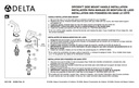 Delta H251SS Dryden Bidet Handle Kit