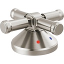 Delta H575SS-PR 3-Hole Roman Tub W/Hand Shower Handle