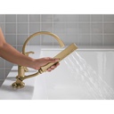 Delta H588CZ-PR Tetra Roman Tub Handles Lever