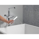 Delta H589-PR Tetra Floor Mount Tub Filler Handle Lever