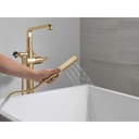 Delta H589CZ-PR Tetra Floor Mount Tub Filler Handle Lever