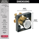 Delta R10000-UNBXHF D-Mc Univ Valve High Flow 