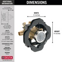 Delta R10000-UNWSBXT Multichoice Universal Valve Body 