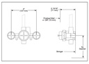 Delta R1827-XO Xo Jetted Shower Rough-In 