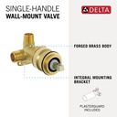 Delta R3510-WL Tesla Single Handle Wall Mount Lavatory Rough 