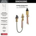 Delta R3708-PX Rough-In Roman Tub Fixed Mount Pex Cri