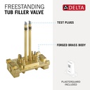 Delta R4700-FLWS Floor Mount Tub Filler Rough With Stops 
