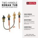 Delta R4707 Traditional Diverter Rt & Hs Rough-In Kit 