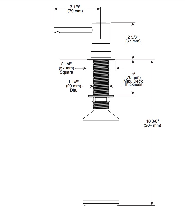 Delta RP100734AR Trinsic Soap Dispenser