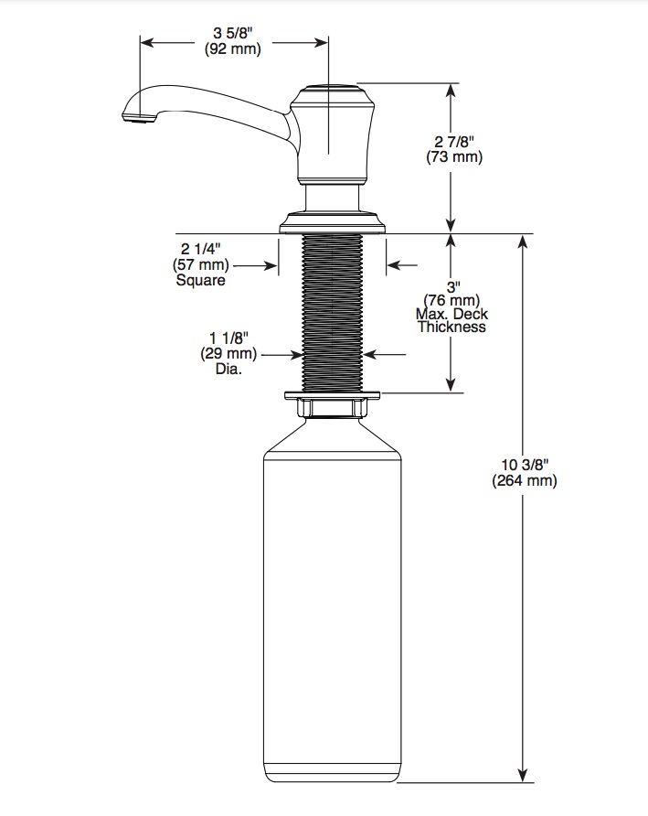 Delta RP100735ARPR Cassidy Soap Dispenser