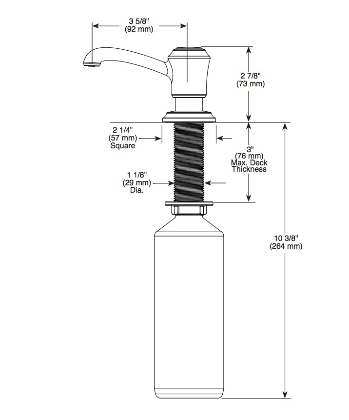 Delta RP100735CZPR Cassidy Soap Dispenser