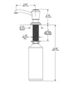Delta RP100735PNPR Cassidy Soap Dispenser