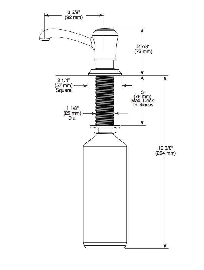 Delta RP100735RB Cassidy Soap Dispenser