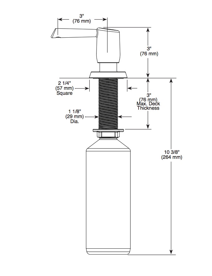 Delta RP100736AR Essa Soap Dispenser