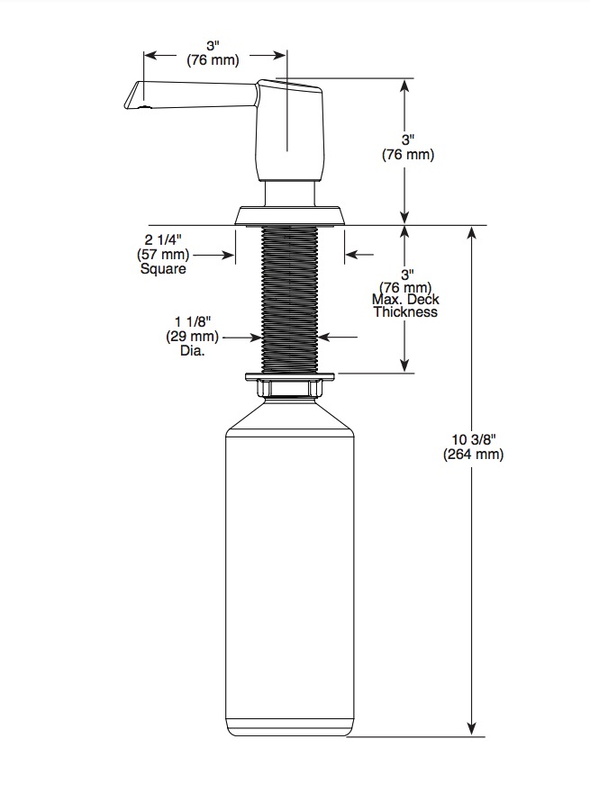 Delta RP100736BL Essa Soap Dispenser