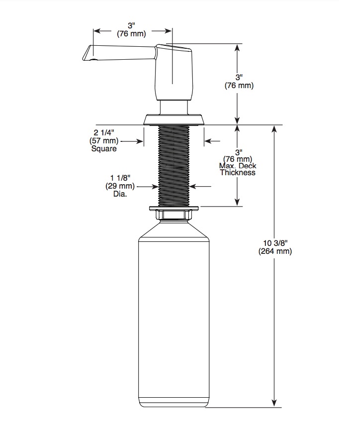 Delta RP100736RB Essa Soap Dispenser