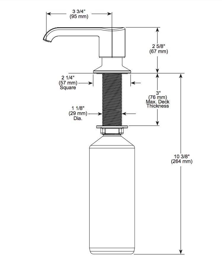 Delta RP101188ARPR Emmeline Metal Soap Dispenser