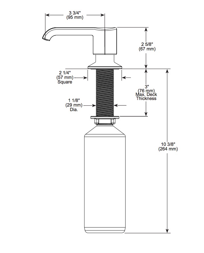 Delta RP101188CZPR Emmeline Metal Soap Dispenser