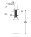 Delta RP101629PCPR Stryke Soap/Lotion Dispenser W/Bottle