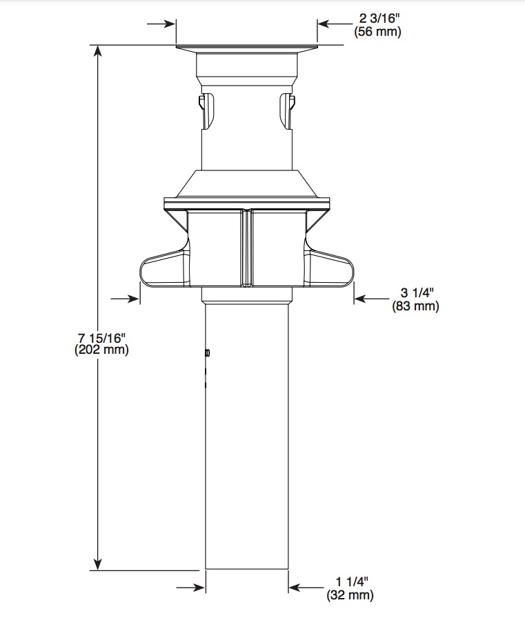 Delta RP101630CZ Metal Push Pop