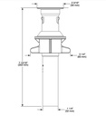 Delta RP101630PC Metal Push Pop