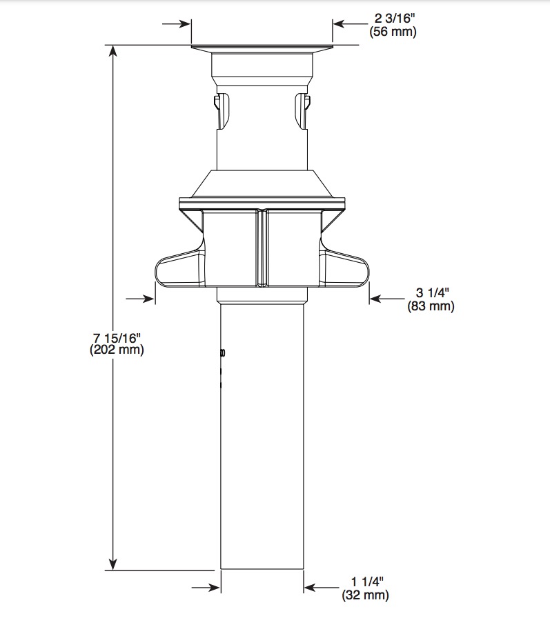 Delta RP101630PN Metal Push Pop