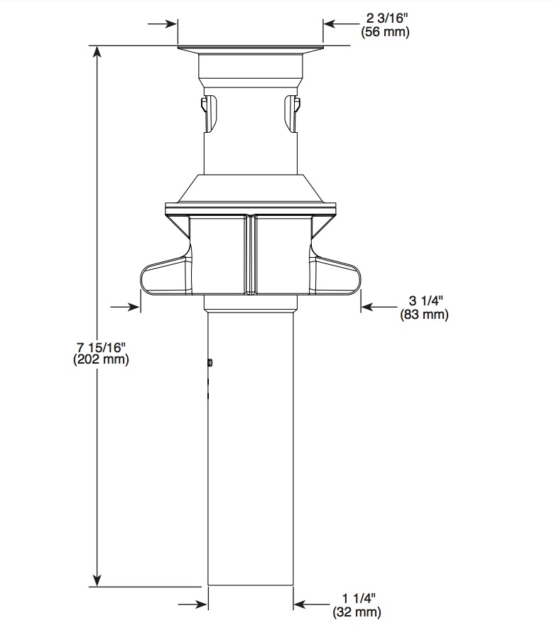 Delta RP101630SS Metal Push Pop