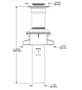 Delta RP101632PN Metal Push-Pop Less Overflow