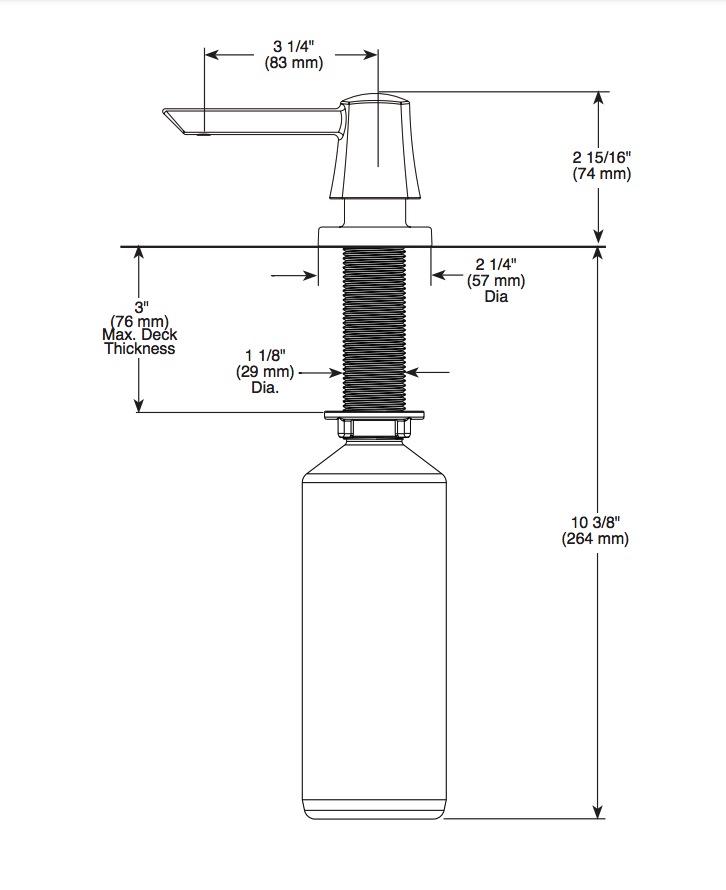 Delta RP101850ARPR Monrovia Soap Dispenser Arctic Stainless