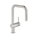 Grohe 32319DC3 Minta Single Handle Kitchen Faucet Super Steel 1