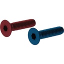 Delta RP12490 D-Screws-(Pair-Red/ Blue)