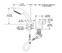 Delta RP14979 Classic Roman Tub Handshower With Transfer Valve 