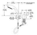 Delta RP14979SS Classic Roman Tub Handshower With Transfer Valve 