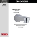Delta RP17453 D-Div Tub Spout 