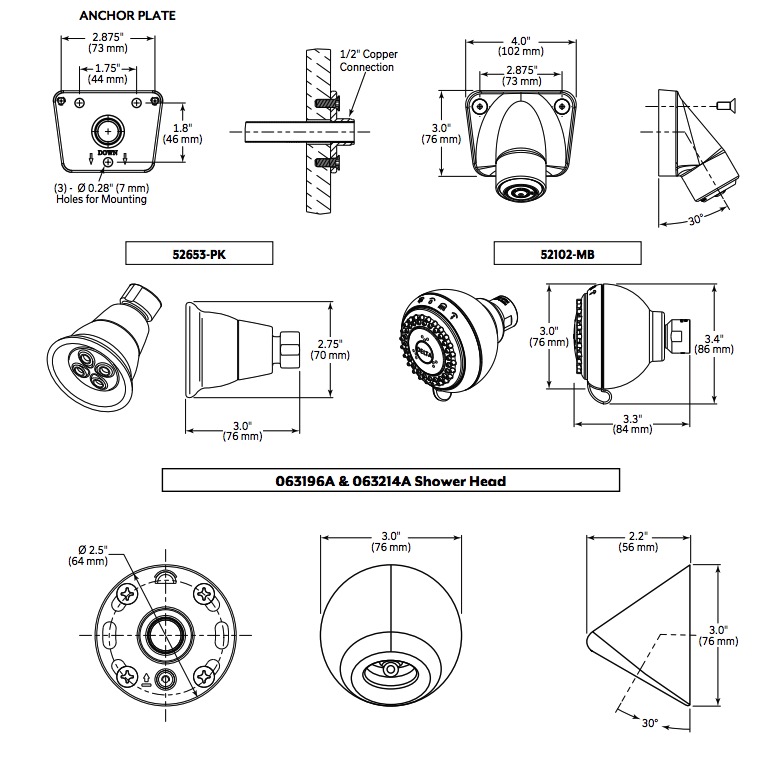 Delta RP38357 Touch Clean Showerhead 