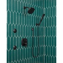 Delta RP40593BL Shower Arm Matte Black
