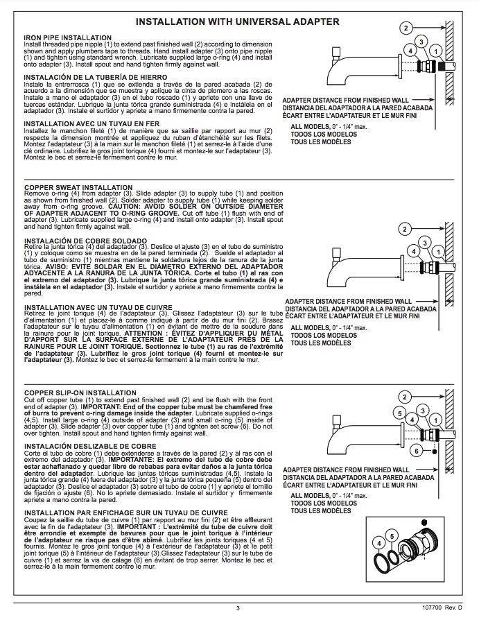 Delta RP41591 Diverter Spout 