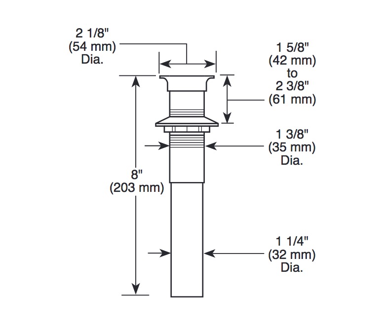 Delta RP47648 D-Grid Strainer Assembly 1H Lav 
